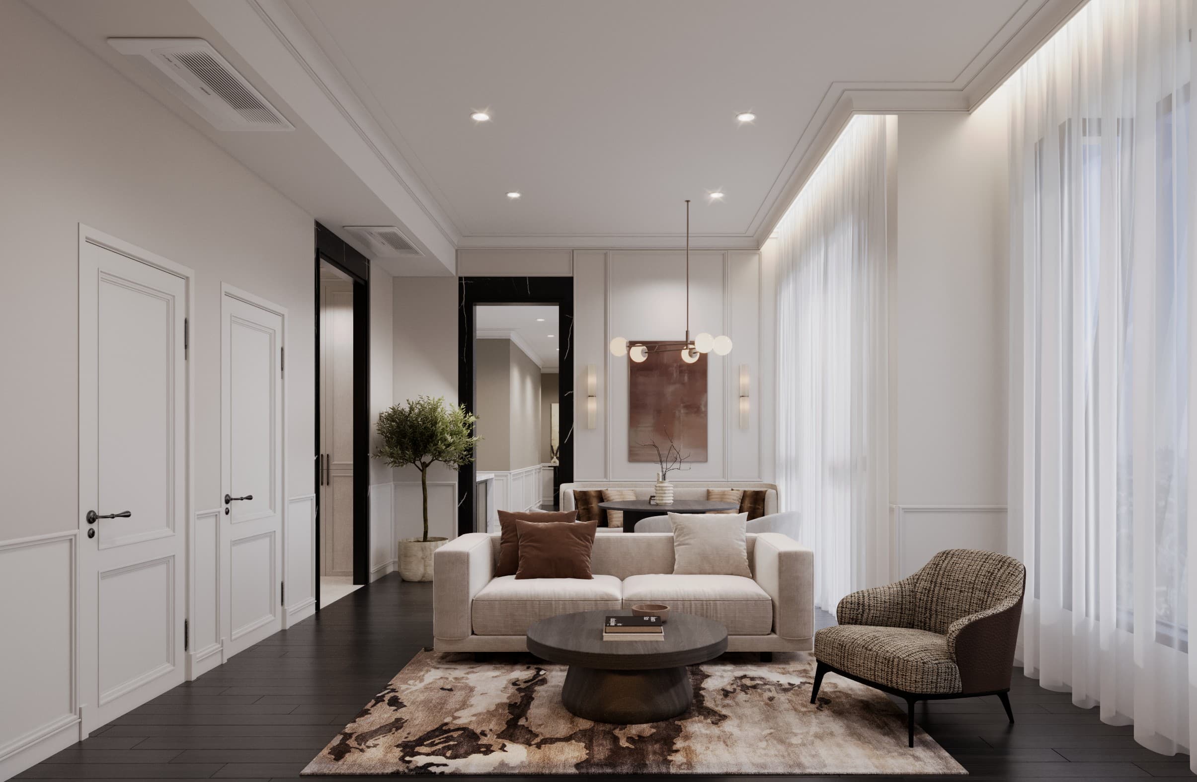 Soft Living Suite interior visualization