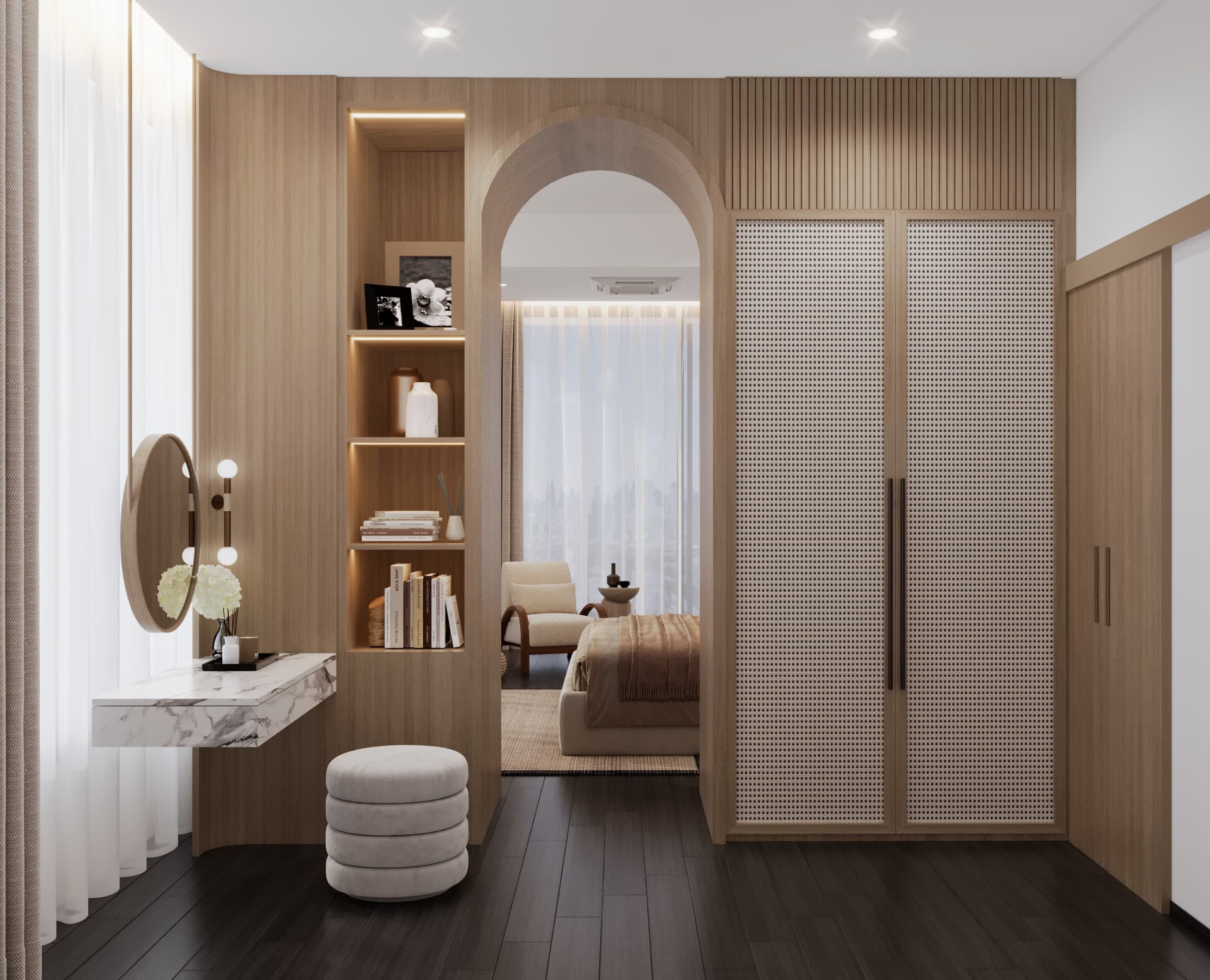Master Bedroom View interior visualization