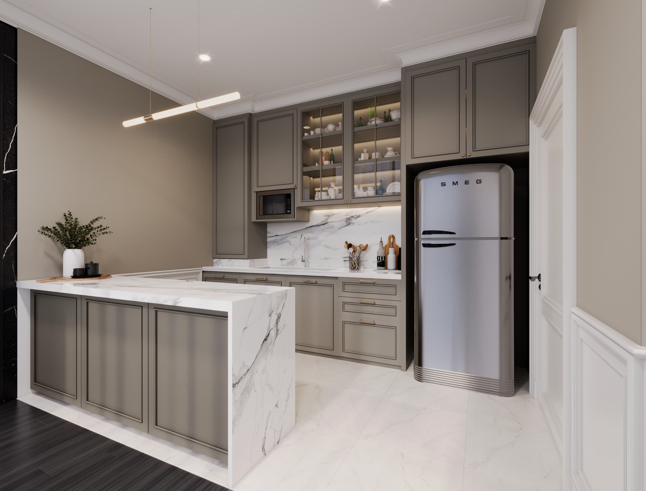 Pantry Detail View interior visualization
