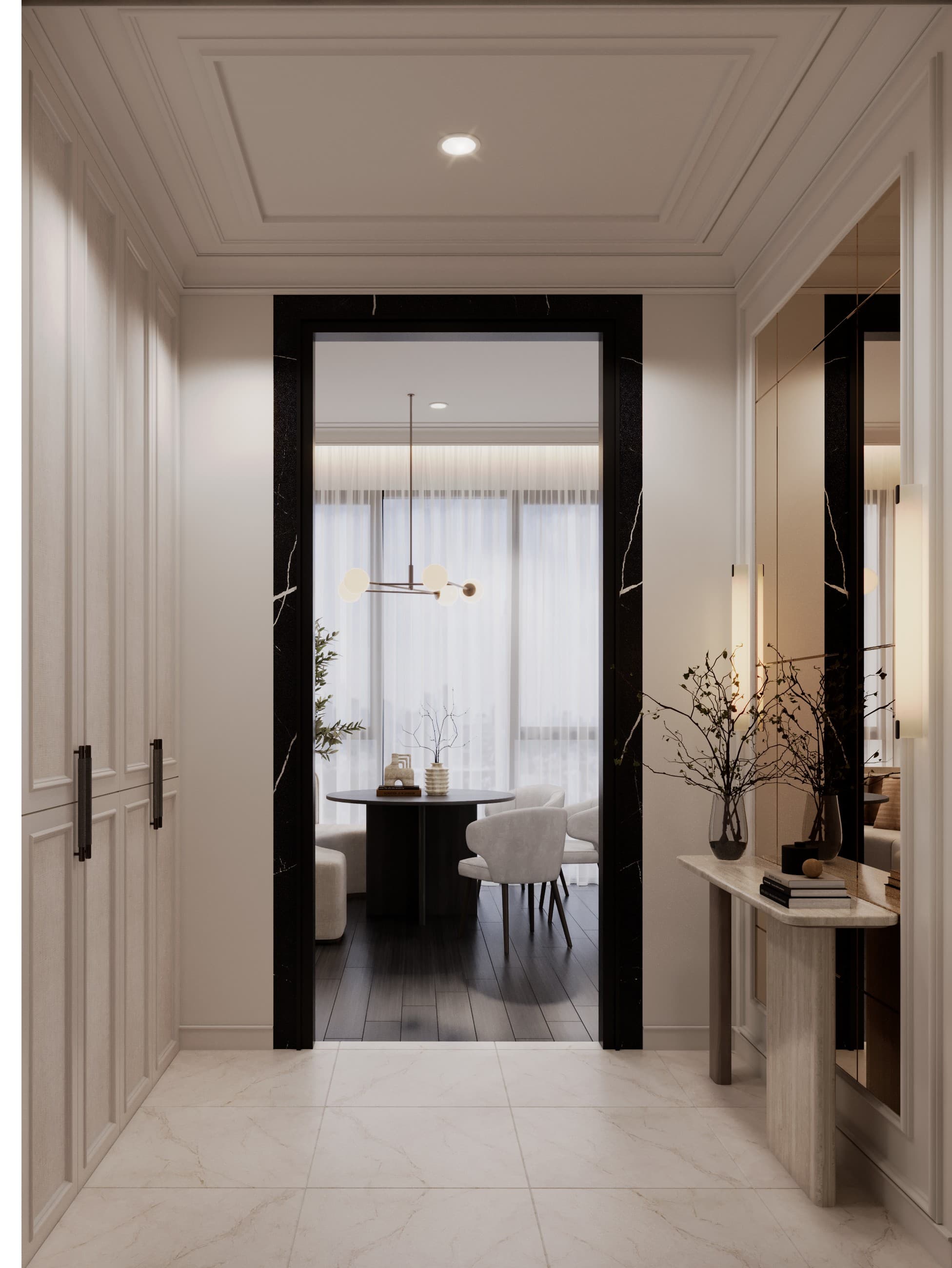Foyer Arrival interior visualization