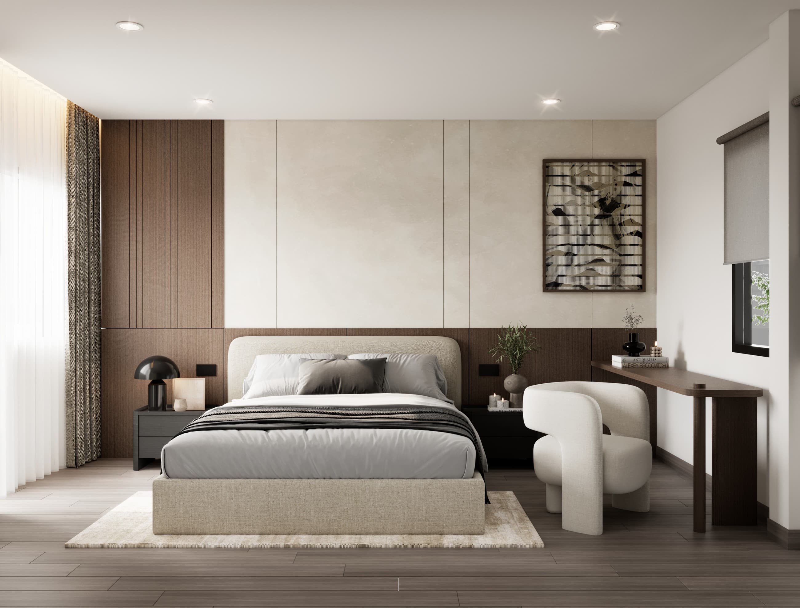 Bedroom Residential interior visualization