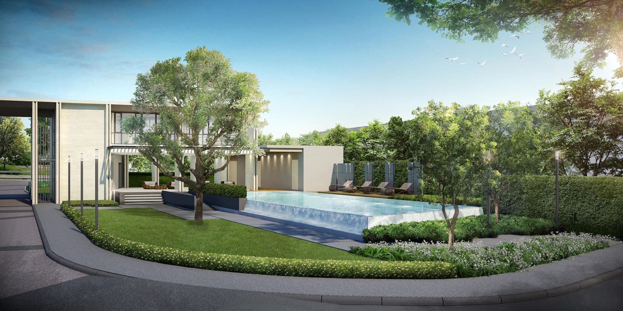 Urban Exterior Plate architecture visualization