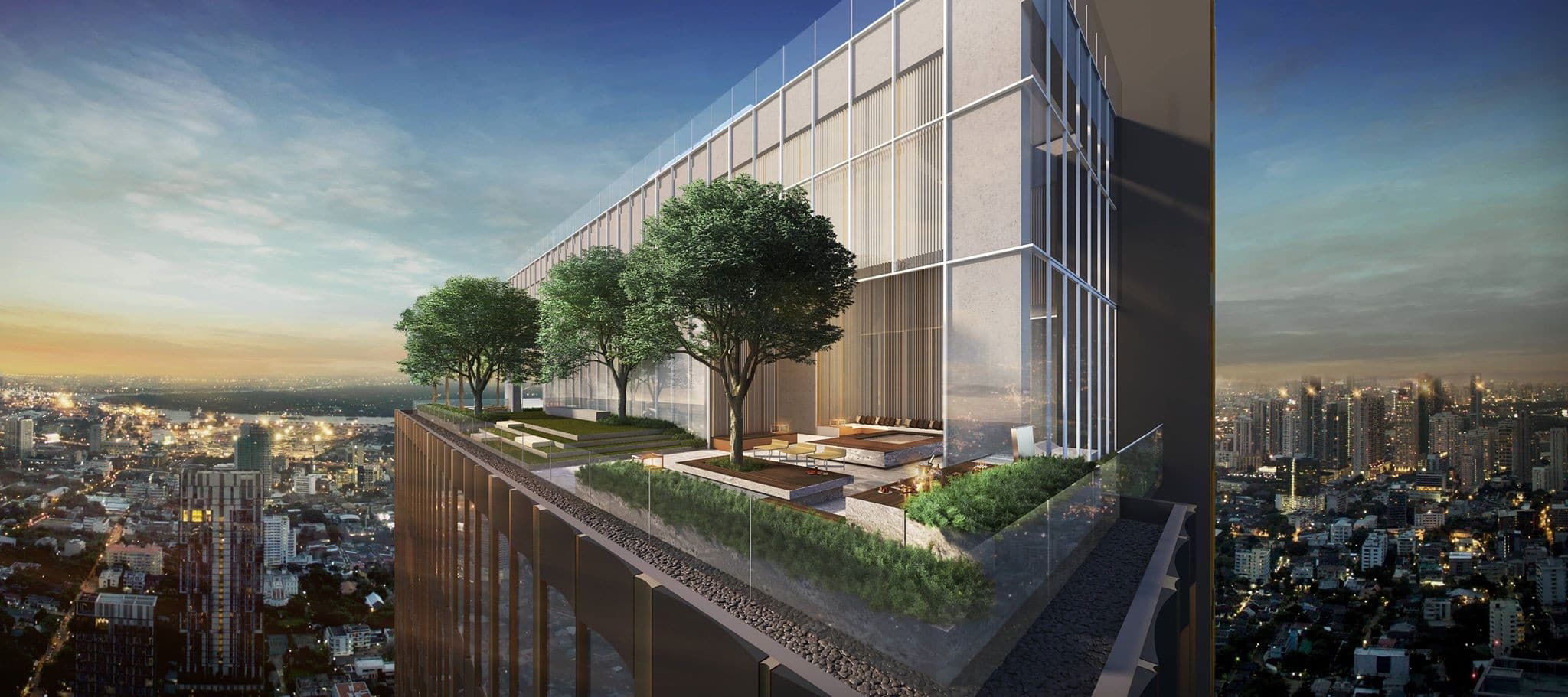Panoramic Facade architecture visualization