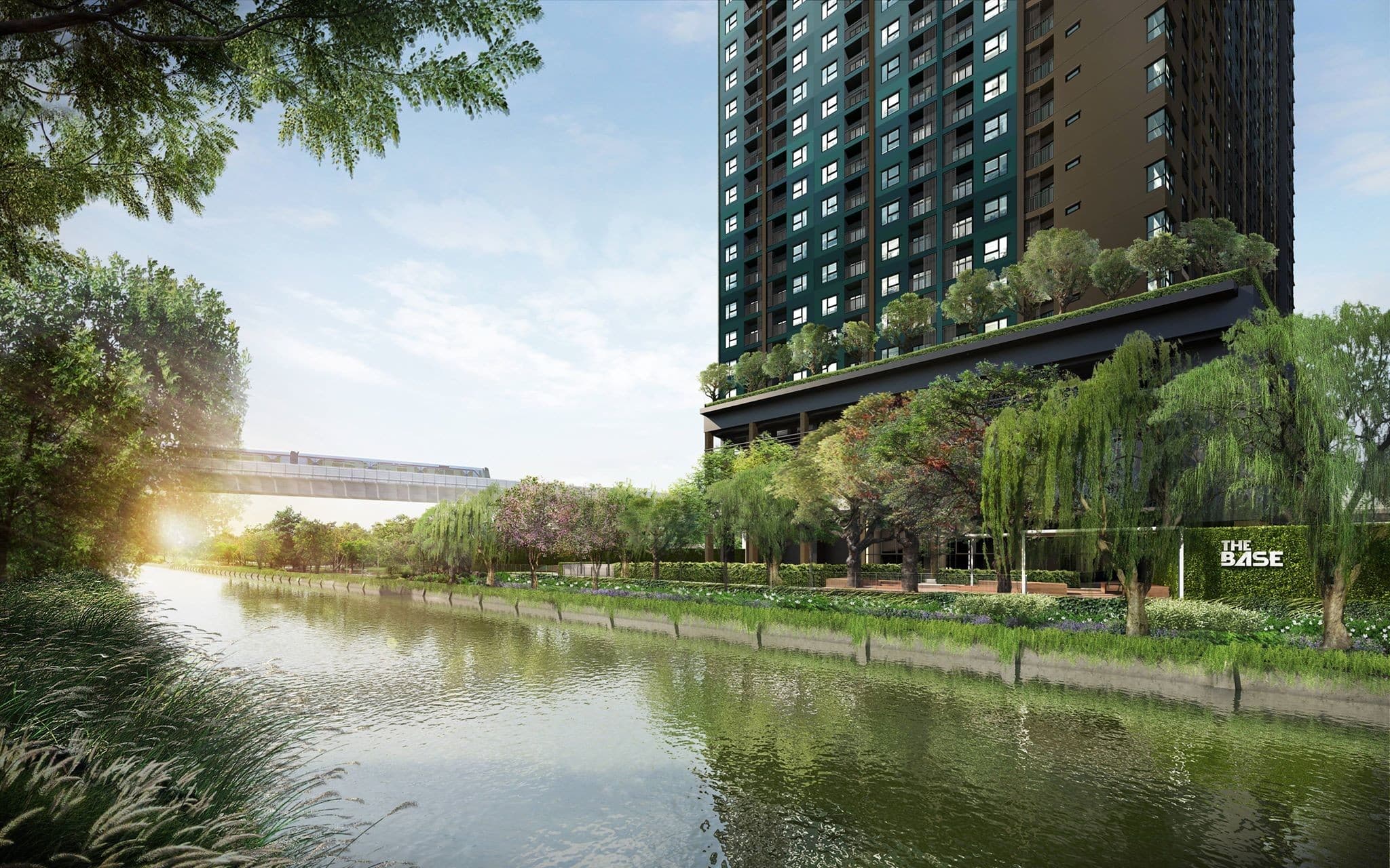 Exterior Plaza View architecture visualization