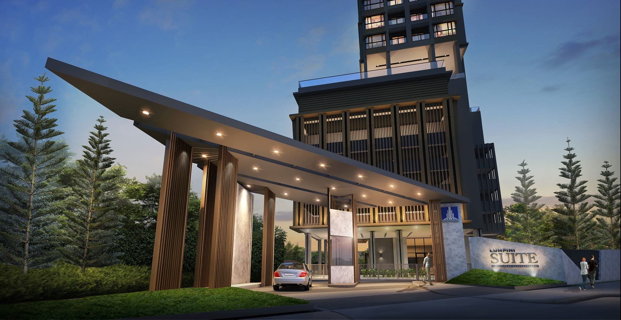 Exterior Perspective architecture visualization